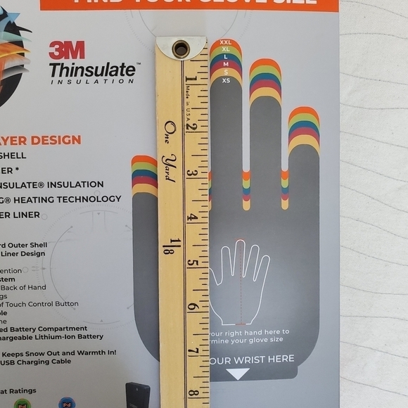 NEW Field Sheer Heated Gloves Tech Gear Mobile Warming Technology Waterproof - Picture 3 of 4